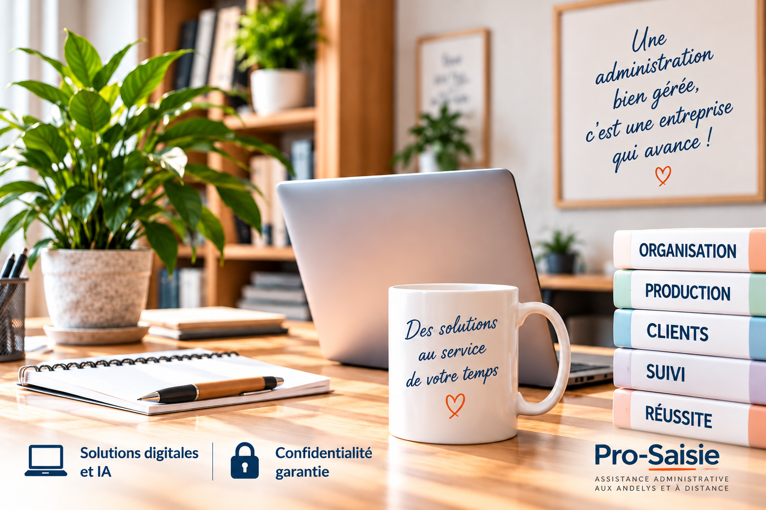 Administration des ventes ADV externalisée Pro-Saisie pour le suivi clients et dossiers aux Andelys et à distance